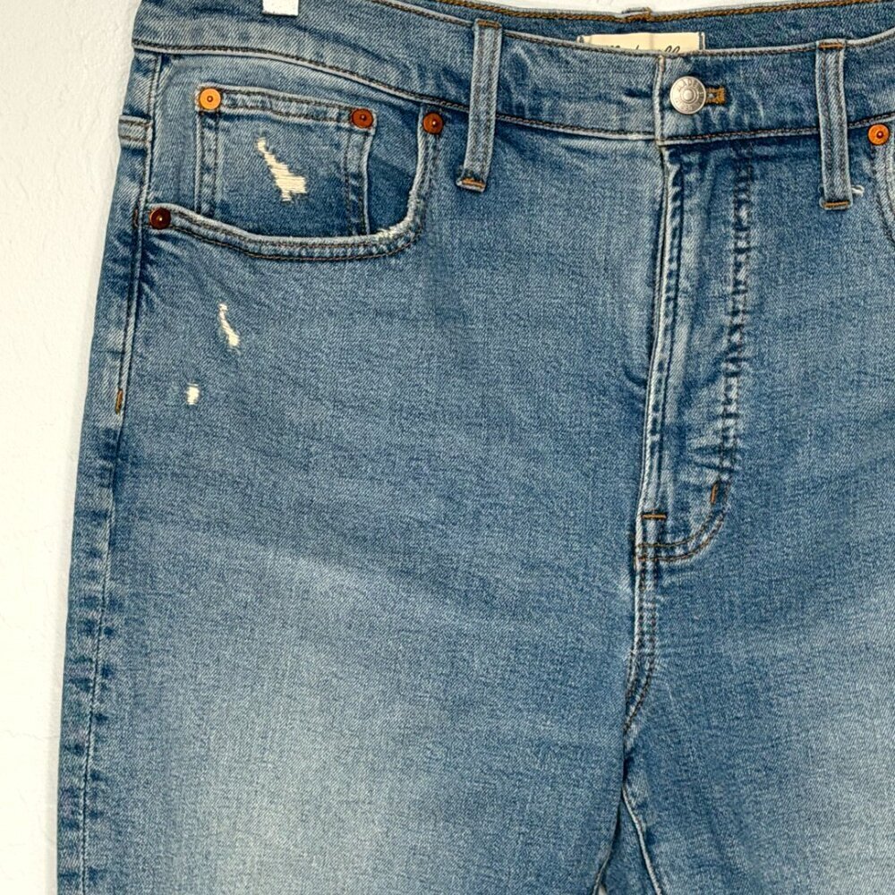 Madewell The Perfect Vintage Distressed Jeans Size 31 #62 - Picture 4 of 9